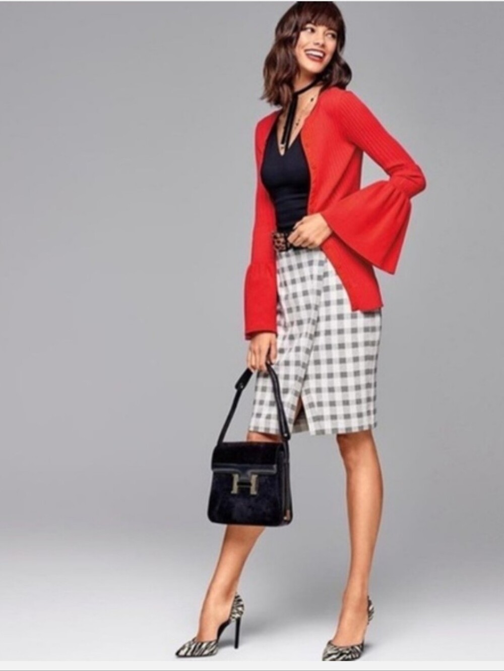 Cabi Trumpet Bell Sleeve Cardigan